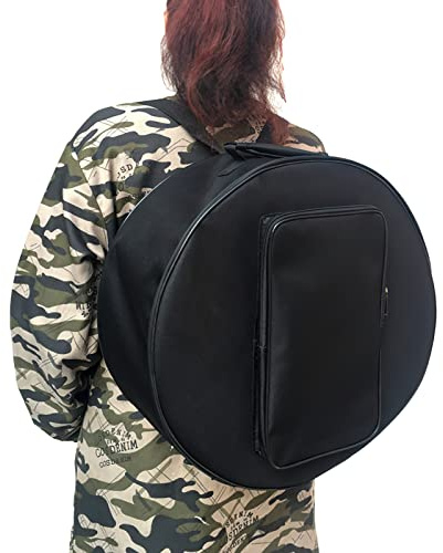 Sac de Tambour en Oxford Etanche Sac de Batterie Réglable Sac à Dos pour Tambour Sac de Transport de Tambour avec Poche de Baguettes Étui Housse Rangement Instrument de Percussion