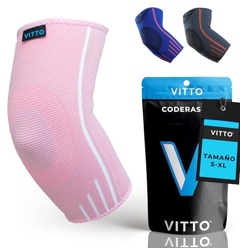 VITTO Coudiere Tendinite - Coudiere Epicondylite Coude, Compression, S | Tendinite Coude - Coudière Musculation et Attelle Coude à Compression pour Tennis Elbow, Maintien et Protection au Quotidien