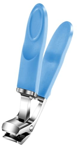 Abgewinkelte Nagelknipser, schräge Nagelknipser, breite Kieferöffnung, robuste Maniküre-Set, Spritzschutz, Körperpflege-Werkzeug, Nagelknipser für