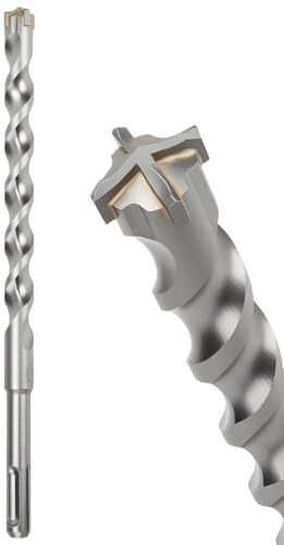 MOXPIFY Steinbohrer, 14 mm, 210 mm lang, Hammer-SDS-Bohrer für Stahlbeton, Ziegelwände, SDS-Plus-Schaft (14 mm x 210 mm)