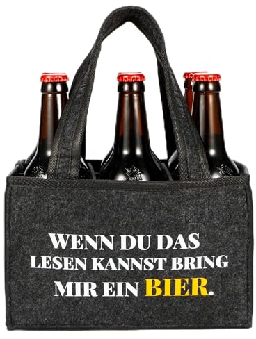 trabag Männerhandtasche Bier Männer, Bier Geschenke für Männer Geburtstag, Geburtstagsgeschenk für Männers, Männergeschenke zum Geburtstag