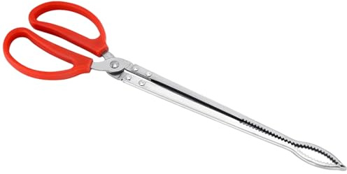 Snake Feeding Tongs | 38cm Steel Reptile Feeding Tong,Anti-Skid Feeeding Tongs, Aquarium Starter Kits | Tools Extra Long Large Tweezers Anti-Slip Handle For Corn Lizards