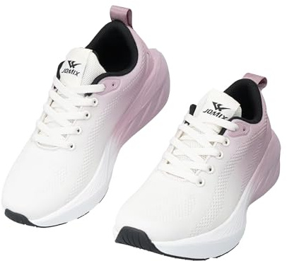 Scarpe Donna Sneakers con Suola Alta e Lacci Calzature Sportive in Maglia Traspirante Leggere Antiscivolo Ammortizzate Comode per Fitness e Vita Quotidiana (Purp,38)