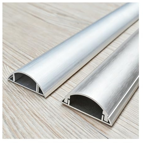 HBOOMOEM Pasacables Suelo，Kabelkanal Selbstklebend，Canaleta Cables Pared Adhesivo，Adecuado para Diversos Cables de alimentación en hogares, oficinas y almacenes.(No. 8,1M)