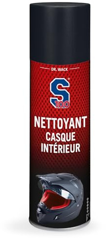 Dr. Wack - S100 Nettoyant pour Rembourrage Intérieur de Casque de Moto - Élimine Les Bactéries - Anti-Odeur Puissant - Utilisation Simple et Précise - Fabriqué en Allemagne - Spray 300 ML
