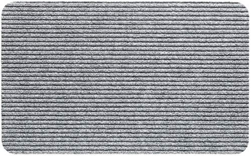 matches21 Doormat RIPS Plain Needle Felt Mat Grommet Mat Door Mat Indoor Non-Slip 40 x 60 cm Light Grey