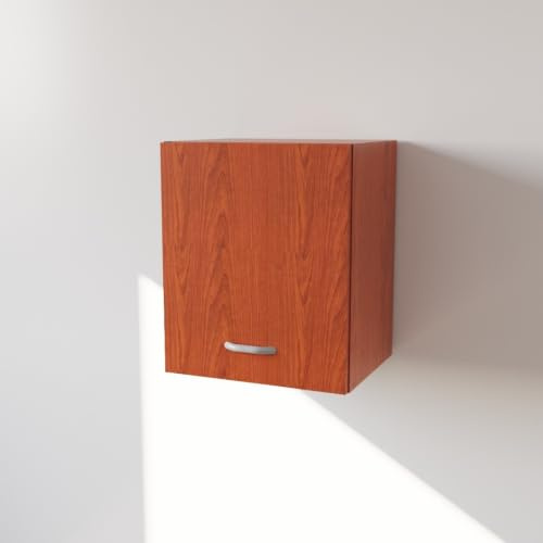 Alfredo Calandrelli Mueble Colgante Blanco con Puerta Cerezo 48x60x33
