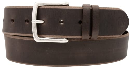 AnnaMatoni Herren Gürtel Ledergürtel Premium Rindleder 4,5cm breit echt Leder Vintage Look Made in Germany Jeans Gürtel Herren Leder Gürtel