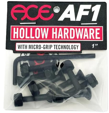 Ace Skateboard Hardware Hollow Gripper Bolts - 1 Allen