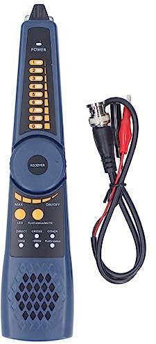Digital Cable Tracker Multifunctional Underground Cable Locator Ethernet Tester (with Connecting Cable)