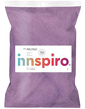 INNSPIRO Feltro di lana, Lilla chiaro, 1000gr