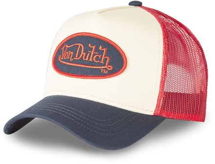 Von Dutch – Gorra ajustable para hombre y mujer, gorra trucker original y cómoda, beige, Taille unique