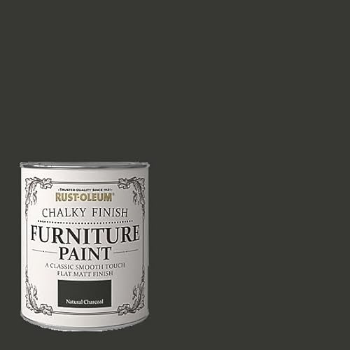 Rust-Oleum Chalk Chalky Furniture Paint Natural Charcoal 125ML