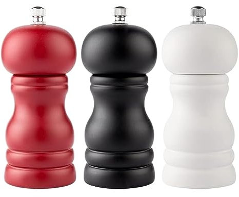 Salz und Pfeffermühle 3 Stücke Manuelle Pfefferstreuer Mühle Pfeffermühle Handheld Gewürzmühlen Grinder Dressing Gewürzspender