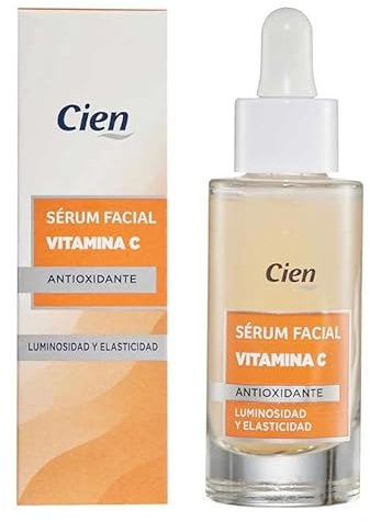 Cien - Sérum Facial Vitamina C. Antioxidante 30 ml. Luminosidad y Elasticidad.