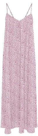 Onlnova Life Vis Roxy Long Dress AOP, Fucsia Fedora, XS