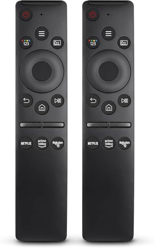 Confezione da 2 telecomando universale per Samsung Smart TV LCD LED UHD QLED 4K HDR TV con Netflix, pulsante Rakuten TV Prime Video