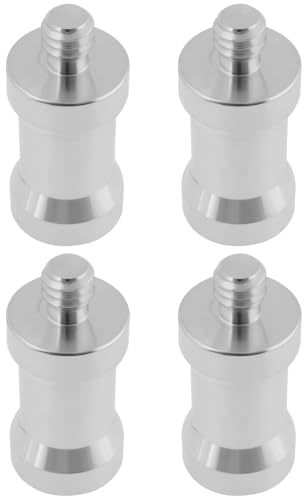 SG Store Adattatore Per Vite Filettata Da 1/4 Di Pollice Femmina A 1/4 Di Pollice Maschio Perno In Lega Di Alluminio Per Supporto Per Luce Da Studio Adattatore Per Slitta A Slitta Fredda