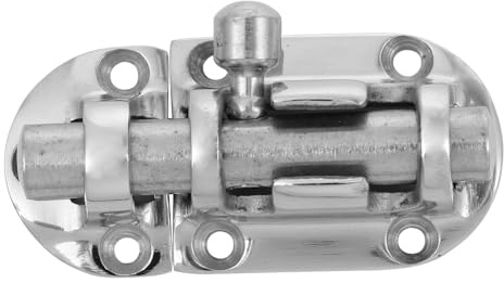 SEWACC Stainless Steel Sliding Lock Barrel Bolt for Boat Doors Windows Grade Door Latch for Security Ships Cabinets No Drilling Installation Corrosion-Resistant Hardware