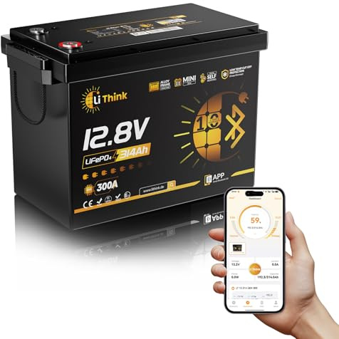 12V 314Ah Mini Pro LiFePO4 Lithium Batterie with Bluetooth Und 300A BMS