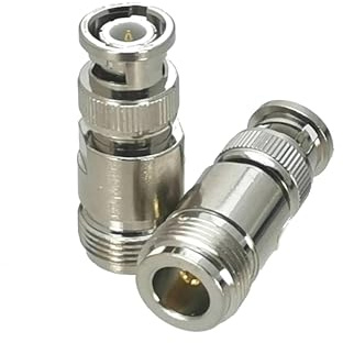 N Macho/Hembra BNC Macho/Hembra Cable Adaptador Coaxial Cambiadores De Género Tipo N A Conector Coaxial(N Jack to BNC Male)