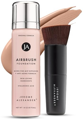 Jerome Alexander Magic Minerals Airbrush Foundation 2pc Set - Warm Beige