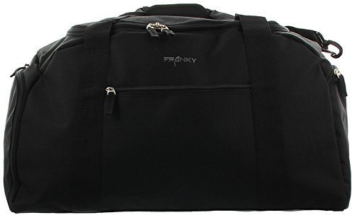 Reisetasche Sporttasche Tasche Schwarz in 3 Grössen L, M, S, Größe:L