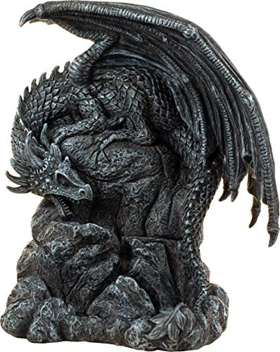 Nemesis Now Dragon Pool Backflow Incense None Räuchergefäß dunkelgrau