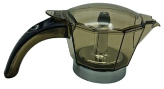 DeLonghi – Alicia 2 tasses – Pichet/carafe original pour cafetière italienne couleur fumé
