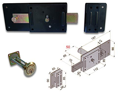 Welka - Ferroglietto G.6 Ent. 50 Cil/Stacc, Nero/bronzo, mm 80