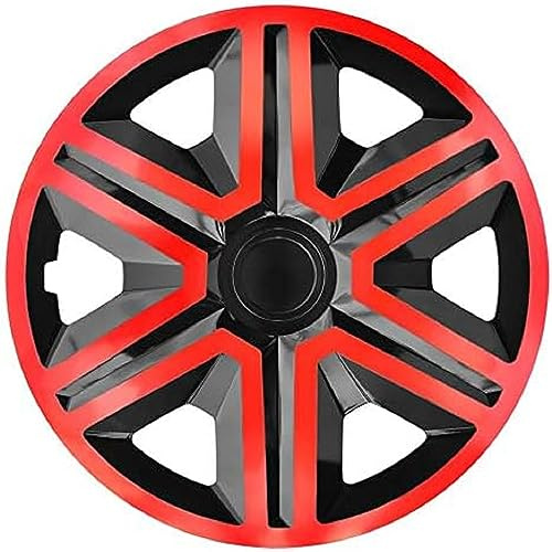 NRM Radzierblende Action schwarz/rot 15 Zoll 4er Set