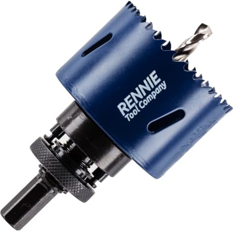 62mm Hole Saw Bi-Metal With Arbor And Pilot Drill For Drilling/Cutting Wood, Plastic, Metal Sheet, Stainless Steel, Pipes, Drywall, Circular Holesaw Set M35 5% Cobalt Bi Metal Hole Cutter