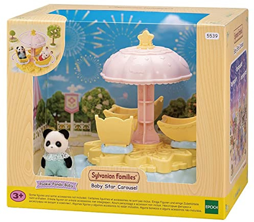 Sylvanian Families Baby Star Carousel - plasyet 5539 Age 3+, Yellow