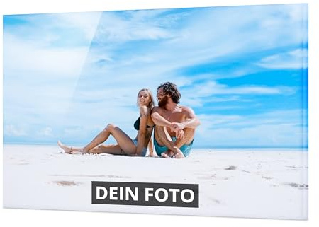 PhotoFancy® – Personalisiertes Acrylglas Wandbild mit eigenem Foto selbst gestalten - Foto auf Acrylglas bedrucken lassen - Querformat - Acrylglas 5mm