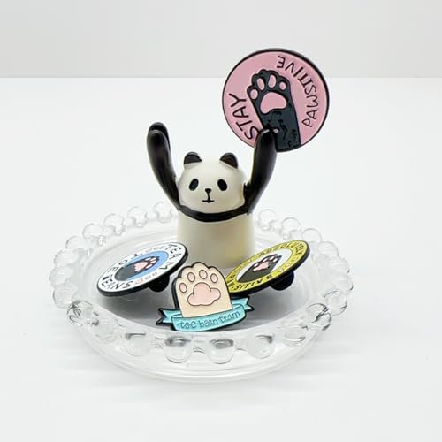 lemonadeus Niedlicher Ringhalter, Schmuckhalter, Tiere, Katze, Frosch, Ringschale für Schmuck, Schmuck, dekorativer Ringhalter/Schmucktablett für Frauen und Mädchen, Geburtstagsgeschenk