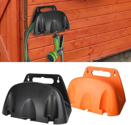 Gartenschlauch-Rohrhalter, wandmontierter Schlauchhalter, Gartenschlauch-Rohrkabelaufhänger-Halter, Gartenschlauch-Wandhalterung, Wasserschlauchhalter für Gartenschläuche und Verlängerungskabel