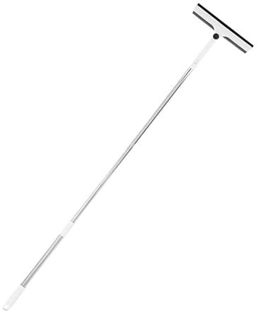 Telescopic Scrubber Window Wiper Glass Door Cleaner, Squeeze Window Cleaning Tool With Extension Pole Multi-purpose For Daily Life In The Home Or High Up Outdoor Car Windows Indoor Outdoor Use(134x26c