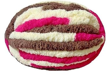 Grobes Garn zum Handstricken, Chenille-Garn, grobe Regenbogenwolle, 250 g, Strickwolle, Rovingfaser, Samtgarn, handgestricktes Häkelgarn, DIY-Pullover-Häkelwolle (A28)