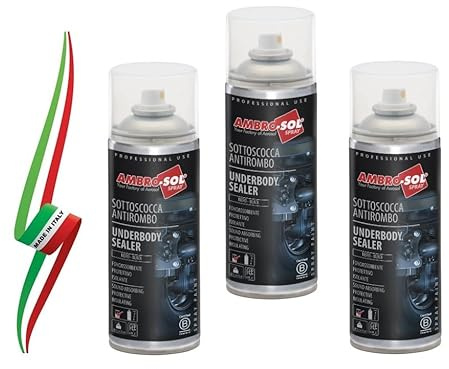 SET 3 BOMBOLETTE DI PROTETTIVO ISOLANTE BITUMINOSO SPRAY PER SOTTOSCOCCA DI AUTO400ml - MADE IN ITALY