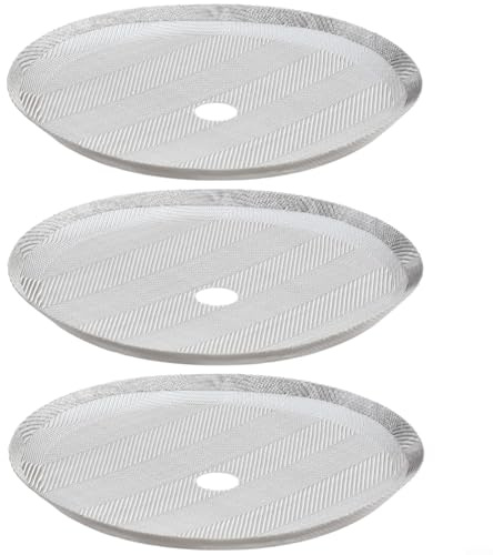 Lot de 3 filtres réutilisables pour cafetière à piston compatible avec les modèles jusqu'à 1000 ml (pour 800 ml)