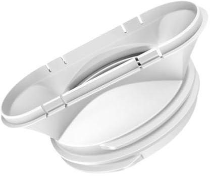Vaguelly Conector de Conducto de Aire Acondicionado para Manguera de Escape, Adaptador ABS que Previene Fugas de Aire, Fácil de Doblar
