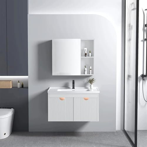 Rea Conjunto de Muebles de baño con Lavabo Aa18 Mario 60Cm White - 47X61X50CM