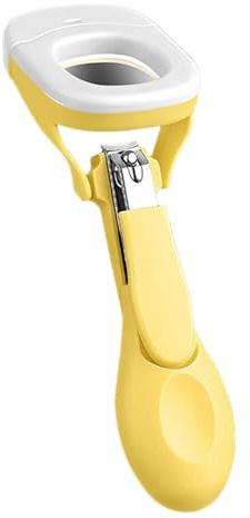 Coupe-ongles pour bébé - Loupe lumineuse - Coupe-ongles pour bébé - Outil de soin anti-éclaboussures pour filles - En déplacement à la maison