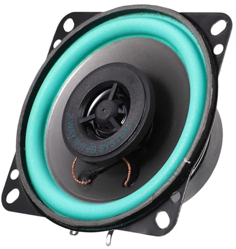 CHICAMPERA Altoparlante a Gamma Completa per Auto 4 Ohm 100 W Resistente all'Umidità per Porte Anteriori, Design Compatto per Impianto Stereo in Auto e Ascolto Musicale Vario