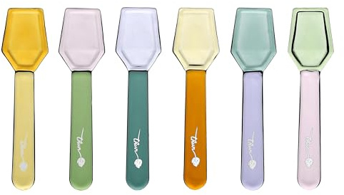THUN - Set 6 palettine gelato Eleganza Esotica - Vetro borosilicato, 9,5cm