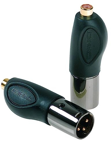 Proel dhma500 Adaptateur professionnel prise RCA femelle à fiche xLR 3 broches mâle