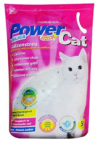 6 x 5 l = 30 L Power Cat Magic Silikat Katzenstreu Powercat