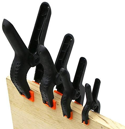 RTing Federklemmen-Set, strapazierfähige Kunststoff-Musselin-Klemmen, Fotostudio, Fotostudios, schwarz, 2 10pcs