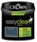 2.5L CROWN Easy Clean MATT Emulsion Multi Surface Paint That can be Used on Walls, Ceilings, Wood and Metal. Stain & Scrub Resistant Formula – Midnight Navy