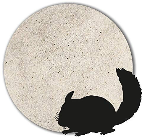Anbobo 5 kg Chinchillasand Badesand hocherhitzt keimfrei samtweich weiß